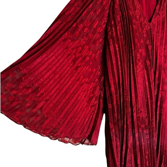 Anthropologie Toulon Pleated Mini Dress- Holidays Christmas Party Bohemian-Small - Picture 8 of 15